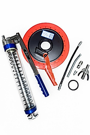 ERG 1000CC ŞEFFAF GRES POMPASI  KİLİTLEMELİ GRES UCU METAL DOLDURMA KAPAKLI