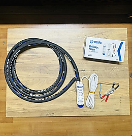 12 VOLT MİDAPO MİNİ DALGIC KÜÇÜK 3 METRE KAUCUK HORTUMLU