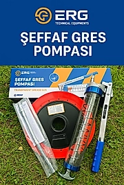 800CC ERG Seffaf Gres Pompa Metal Kapak