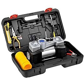 MİDAPO ERG TECHNICAL  Çelik Gövde Çift Pistonlu 150 Psi  Araç Araba Lastik Bot Şişirme Pompası