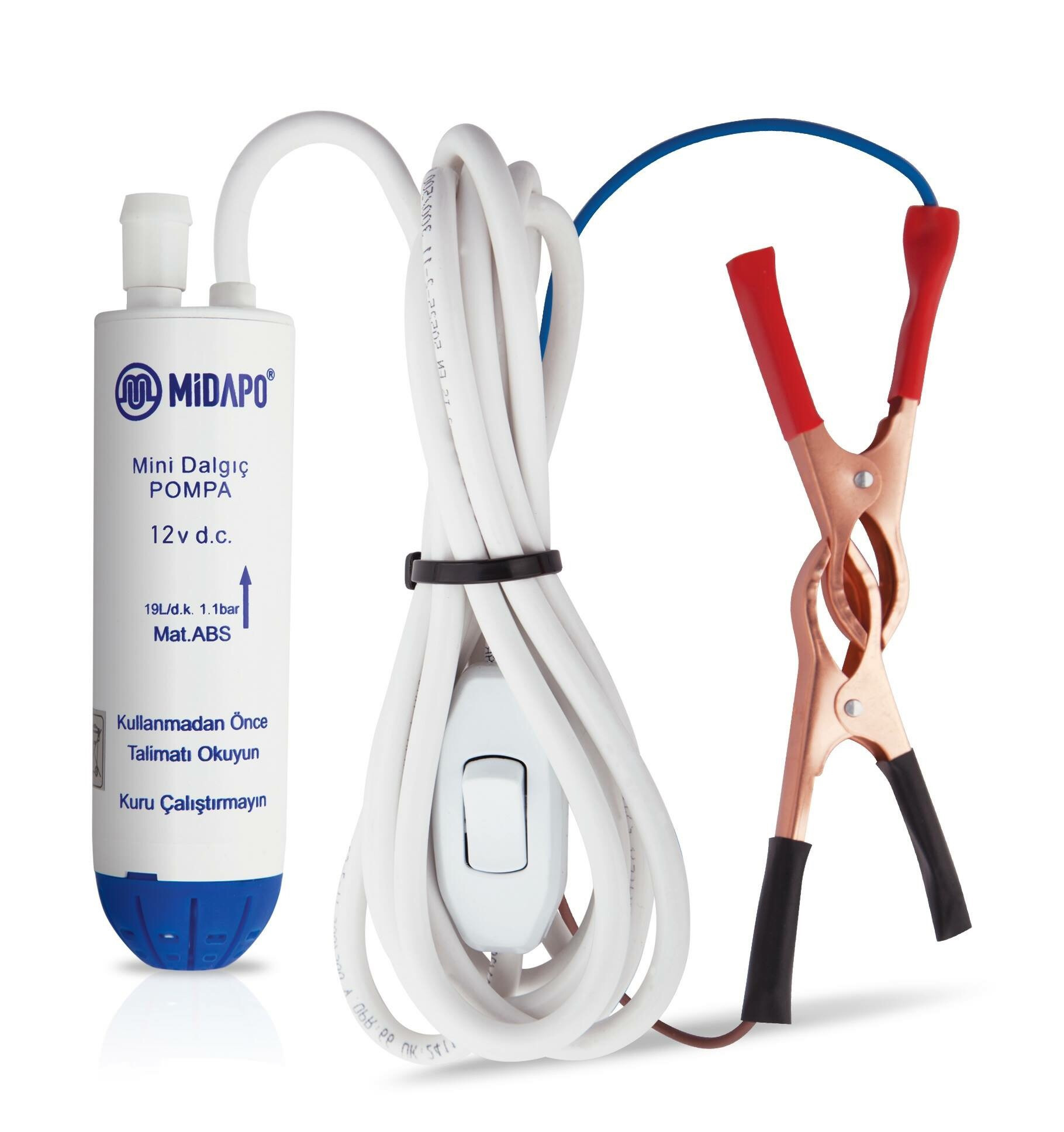 12 VOLT KÜÇÜK MİDAPO MİNİ DALGIÇ