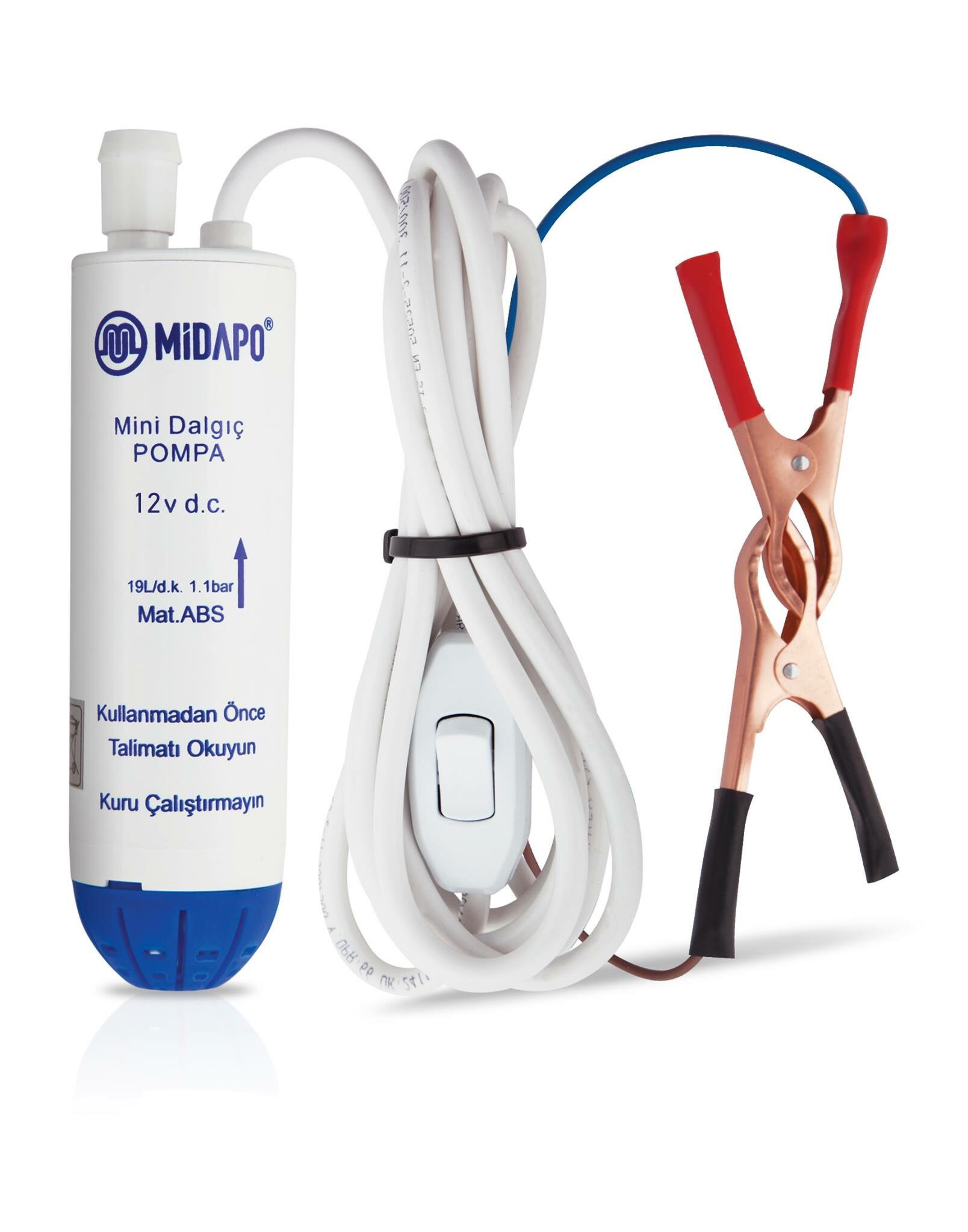 12 VOLT BÜYÜK MİDAPO MİNİ DALGIÇ