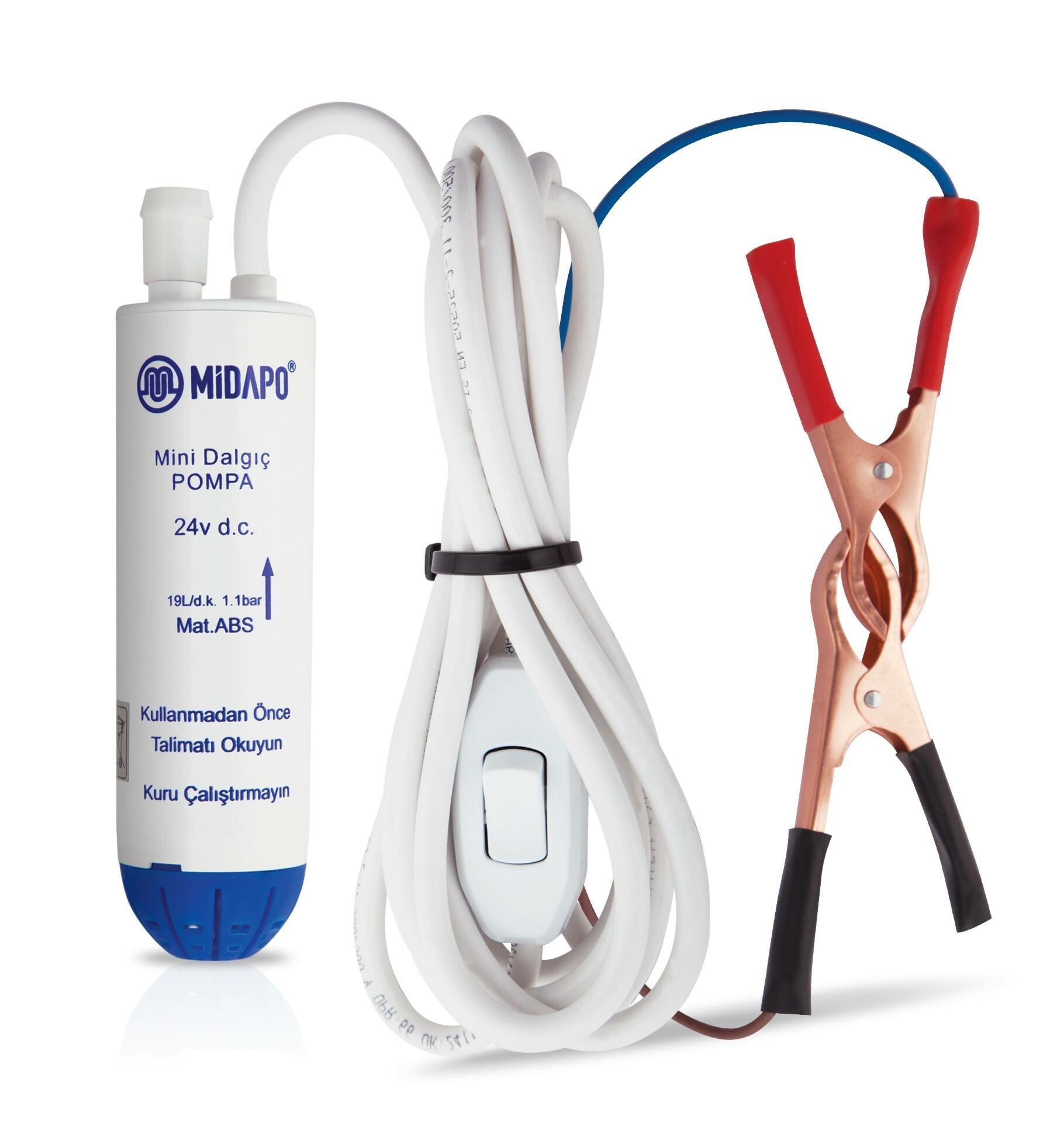 24 VOLT MİDAPO MİNİ DALGIÇ KÜÇÜK